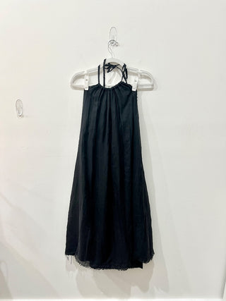 Pip-squeak Chapeau casual cotton silk blend midi dress halterneck, one size