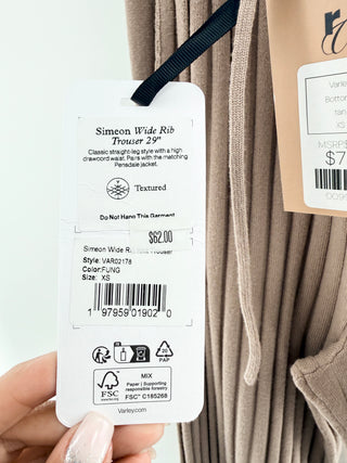 Varley knit pants, XS
