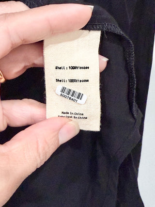 L'Agence Lunetta Roll Tab Sleeve Front Button Shirt Matte Black Women's Size XS