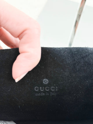 Gucci super mini dionysus texture patent leather bag