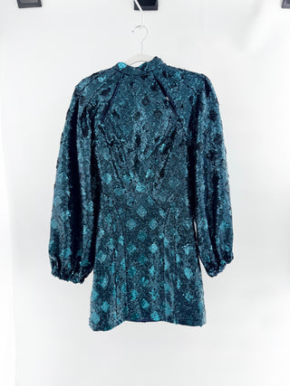 Free People sequin embellished cut out mini dress, 2