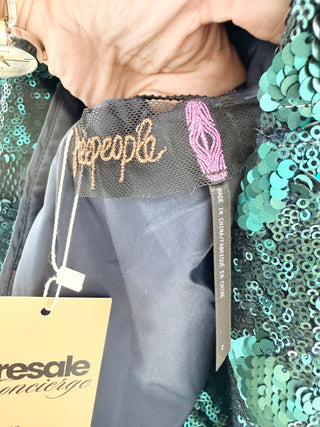 Free People sequin embellished cut out mini dress, 2