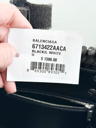 Balenciaga denim bag