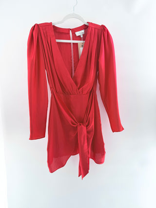 L'Academie mini satin dress, XS