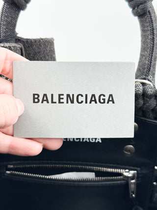 Balenciaga denim bag