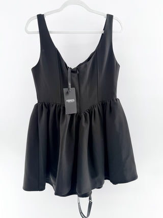 Heiress sleeveless corset mini dress, L