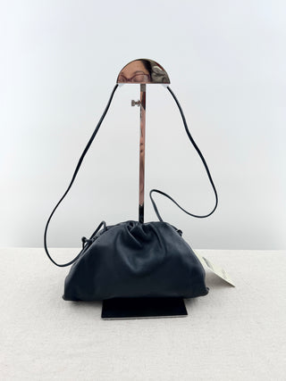 Bottega Veneta small leather clutch bag with strap