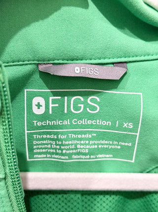 NWT Figs Limited Edition Full Zip Sydney Scrub Jacket Emerald Women's Size XS