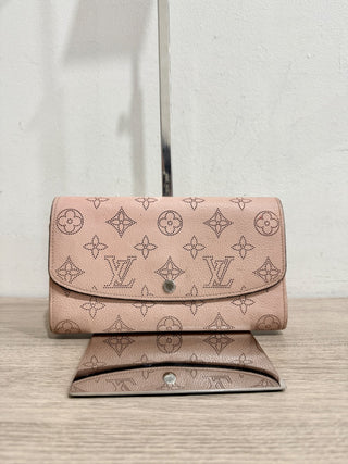 Louis Vuitton mahina iris perforated leather compact wallet