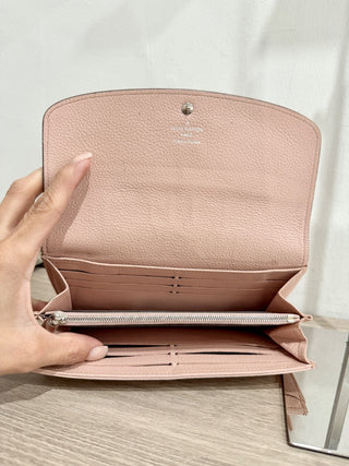 Louis Vuitton mahina iris perforated leather compact wallet