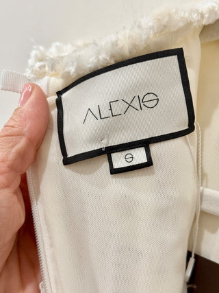 Alexis sleeveless lace midi dress, S