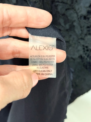 Alexis lace cut out midi dress, L
