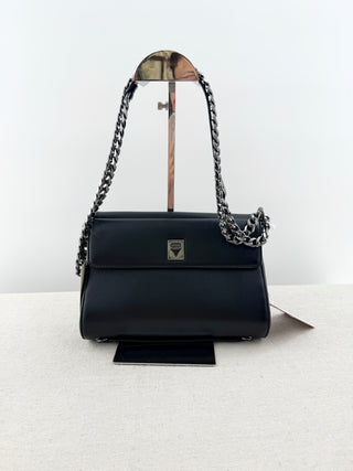 Valentino medium shoulder bag with floral apliques