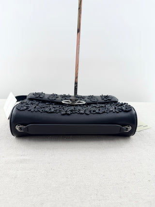 Valentino medium shoulder bag with floral apliques