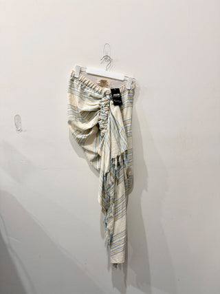Just Bee queen tulum skirt asymmetrical striped, M