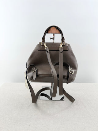 Coach leather small size backpack hadley