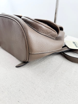 Coach leather small size backpack hadley