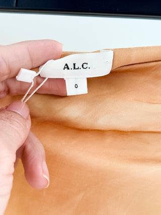 ALC viscose maxi skirt ruched, 0