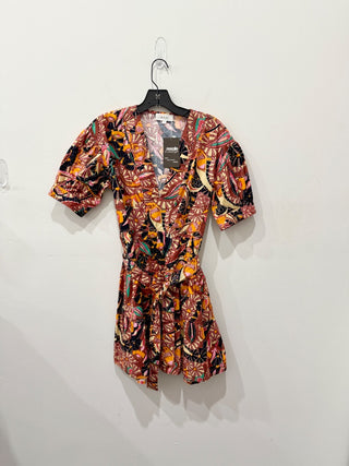 A.L.C. v neck printed casual pattern dress mini, 4