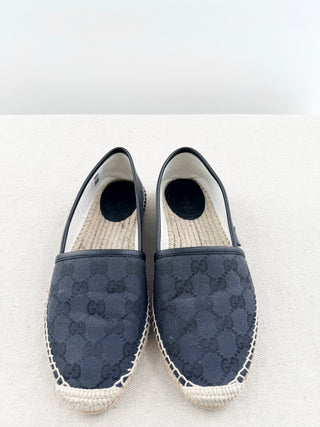Gucci canvas GG print espadrilles, 37.5