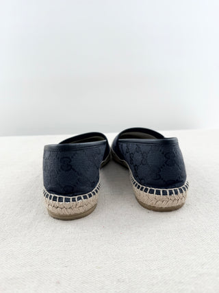 Gucci canvas GG print espadrilles, 37.5