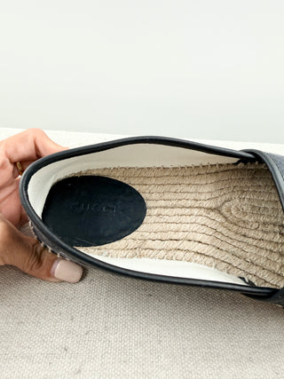 Gucci canvas GG print espadrilles, 37.5