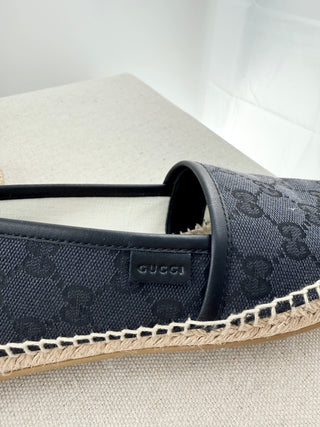 Gucci canvas GG print espadrilles, 37.5