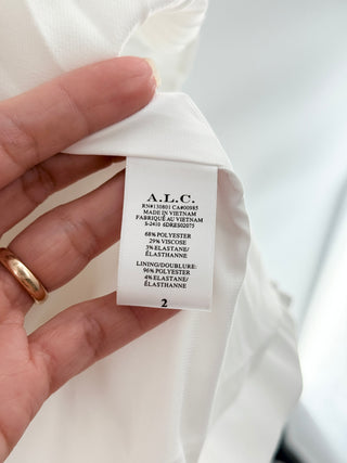 ALC asymmetrical mini blazer dress with pleated detail, 2