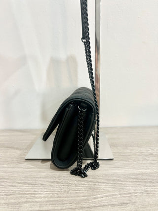 Tory Burch small quilted flap wallet on chain bag