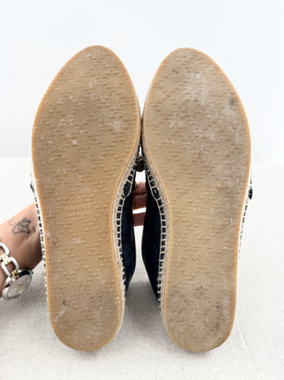 Gucci canvas GG print espadrilles, 37.5