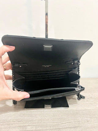 Tory Burch small quilted flap wallet on chain bag