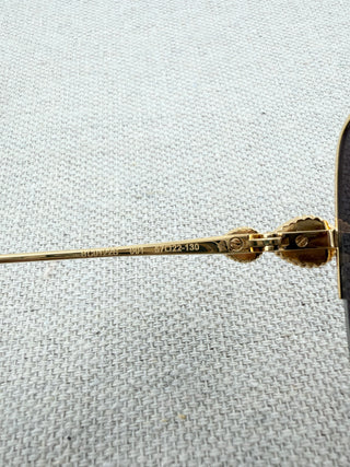 Boucheron BC 01228 metal sunglasses