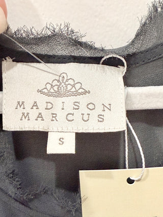 Madison Marcus Sleeveless Sequinned Minin Shift Dress Gray Women's Size Small