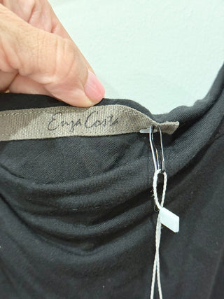 Enza Costa one shoulder casual jersey dress maxi, M