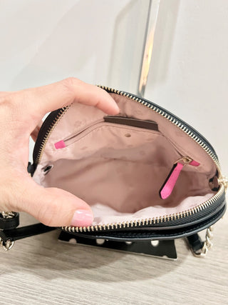 Kate Spade spencer leather polka dot cross body bag