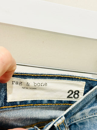 Rag & Bone side zipper shorts denim, 28