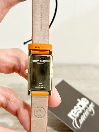 Tory Burch small women watch with leather band