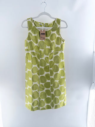 Agnona Green patterned dress, 42 IT / US 6
