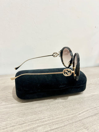 Gucci GG 1202 sunglasses tortoise and metal
