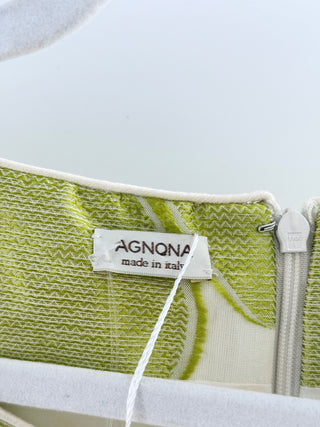 Agnona Green patterned dress, 42 IT / US 6
