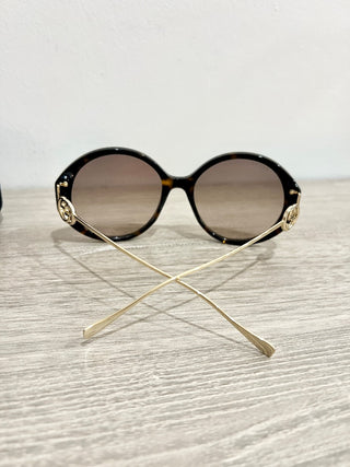 Gucci GG 1202 sunglasses tortoise and metal