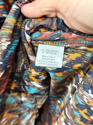 MISA sleeveless ruffle mini dress pattern, XS