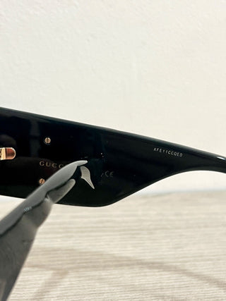 Gucci GG 0811 S sunglasses marmot large logo