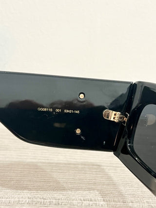 Gucci GG 0811 S sunglasses marmot large logo