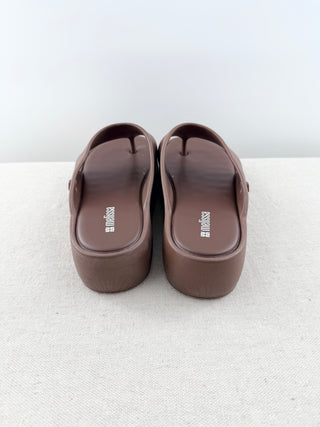Melissa thong rubber platform sandals, 40