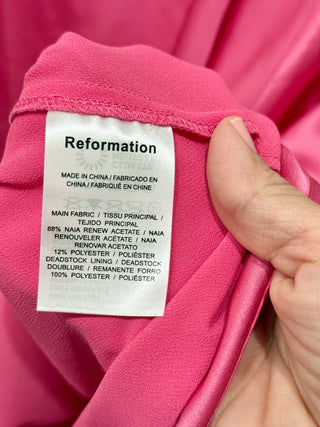 nevaeh satin maxi dress strapless, L