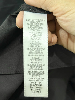 Aidan by Aidan Mattox Sleeveless Halter Ruffle Cocktail Gown Black Womens Size 6