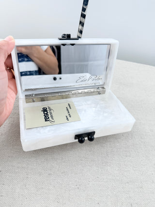 Edie Parker acrylic clutch bag