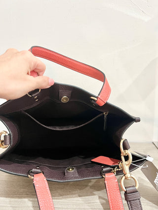 Coach floral and heart print CC medium bag