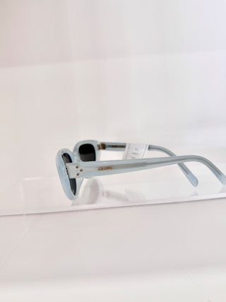 Celine CL 40220U 84A UV Protection Cat Eye Sunglasses Light Blue
